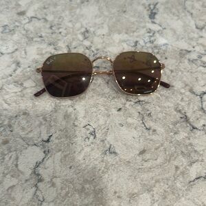 square rimmed RayBan sunglasses